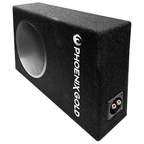 Phoenix Gold ZX18PBS basskasse 8" i kasse, 200W RMS, 4 Ohm