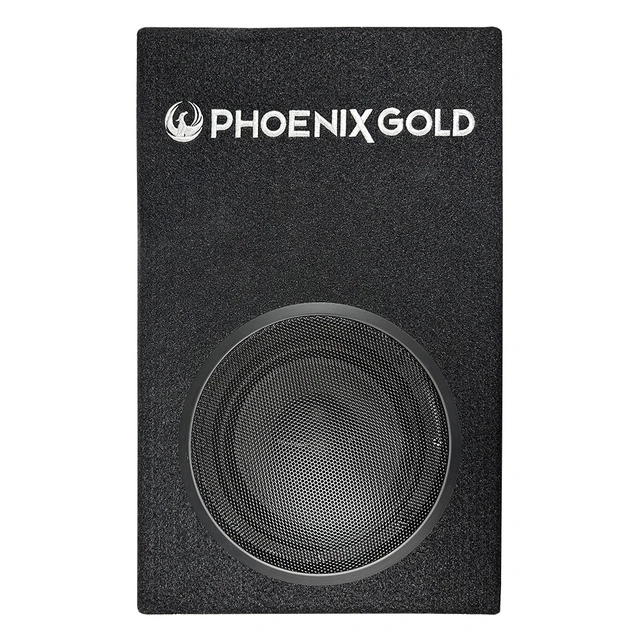 Phoenix Gold ZX18PBS basskasse 8" i kasse, 200W RMS, 4 Ohm 