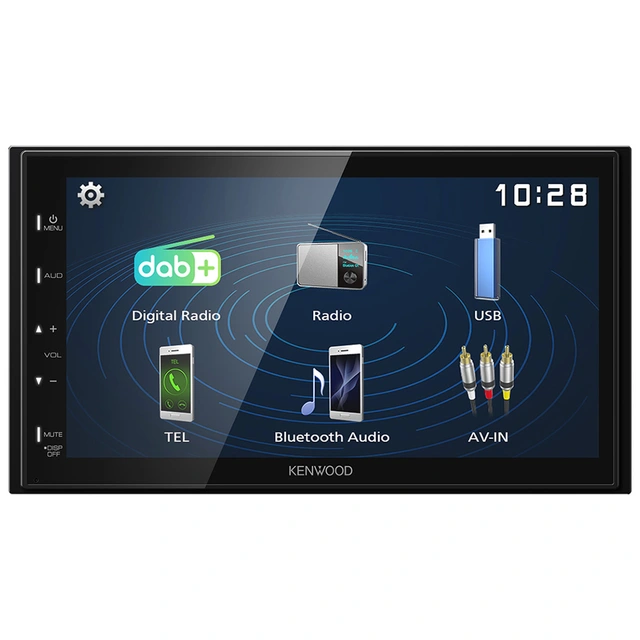 Kenwood DMX129DAB BT, DAB+, Shortbody, USB, AUX ++ 