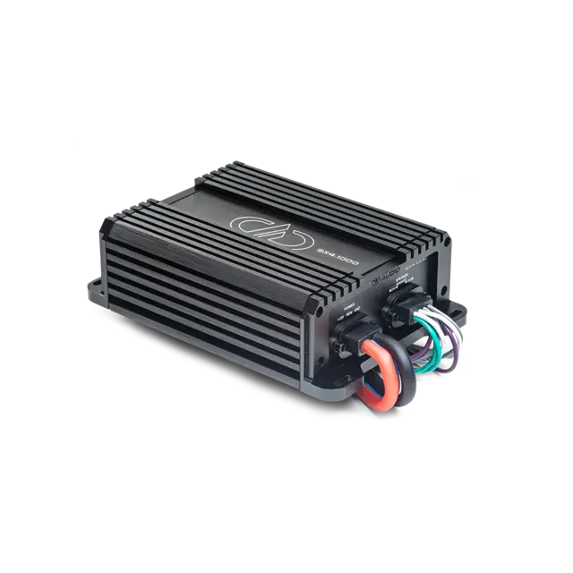 DD Audio SX4.1000 4-kanals forsterker 4x250W RMS, 2 Ohm, Klasse D, IPX67 