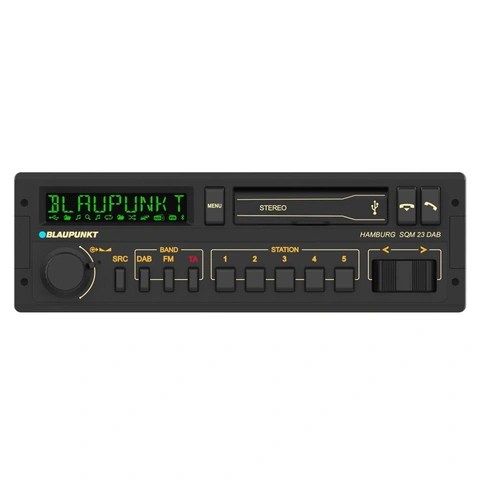 Blaupunkt Hamburg SQM 23 DAB Retro, BT, USB, DAB+, ikke CD