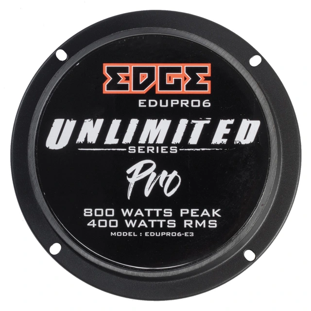 Edge Unlimited SPL 6,5" mellomtone 400W RMS, 99 dB, 4 Ohm, Pris per par 