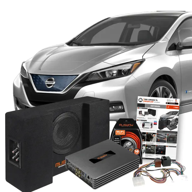 Lydpakke til Nissan Leaf 2018- Nissan Leaf 2018- 