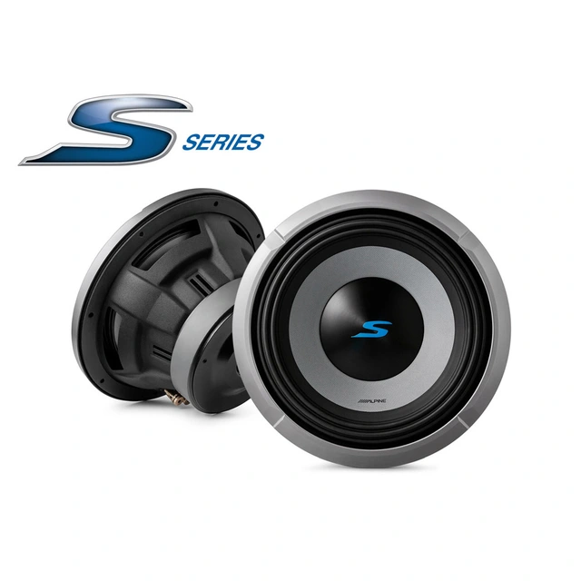 Alpine S2-W10D2 10" subwoofer 2x2 Ohm, 600W RMS, S-serie 