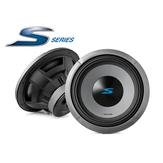 Alpine S2-W12D2 12" subwoofer 2x2 Ohm, 600W RMS, S-serie 