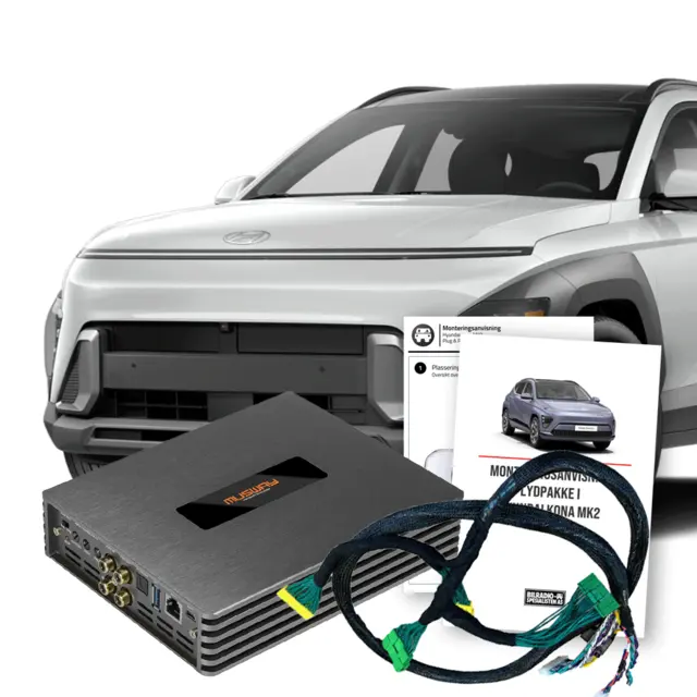 Lydpakke til Hyundai Kona Hyundai Kona 2024 -> med Bose lydpakke 