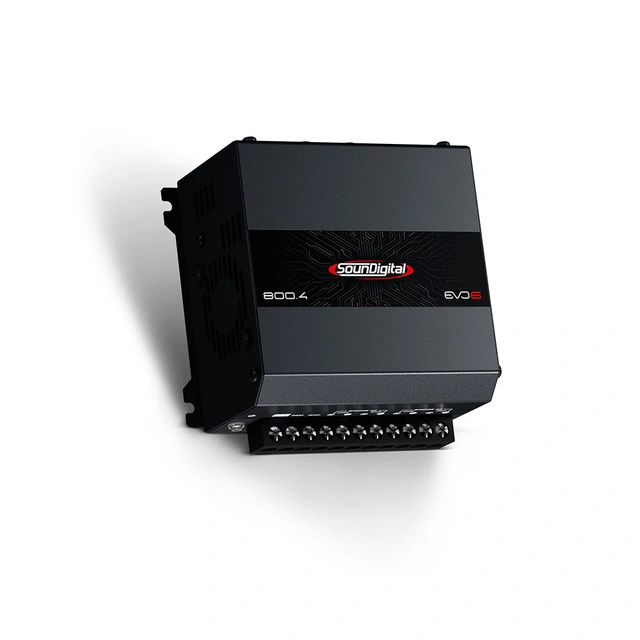 SounDigital SD800.4 EVO6 2 ohm 4x200W, 2Ohm, 4-kanaler 