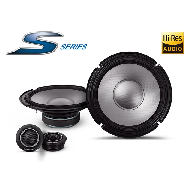 Alpine S2-S80C komponentsett 8", 85W RMS, S-serie 