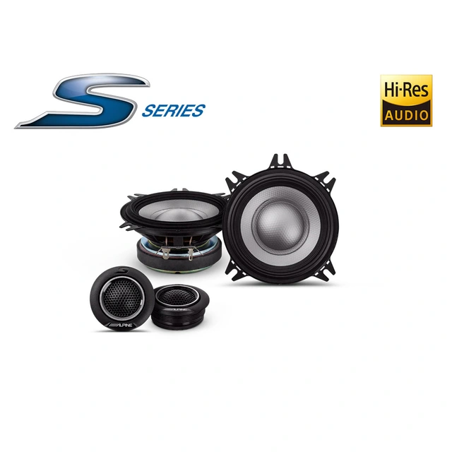 Alpine S2-S40C komponentsett 4", 45W RMS, S-serie 