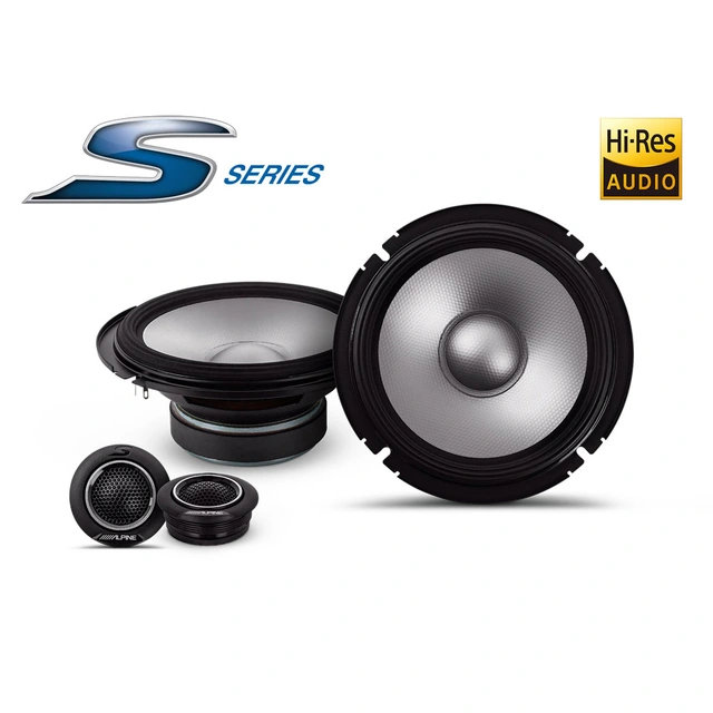 Alpine S2-S65C komponentsett 6,5", 80W RMS, S-serie 