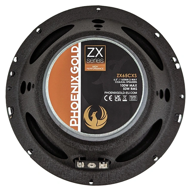 Phoenix Gold ZX65CXS 6,5" Koaksialhøytt. 2-veis, 6,5", ZX-Serien 