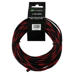 4 CONNECT Nylonstrømpe Rød/sort, 10 meter, 10-20mm²