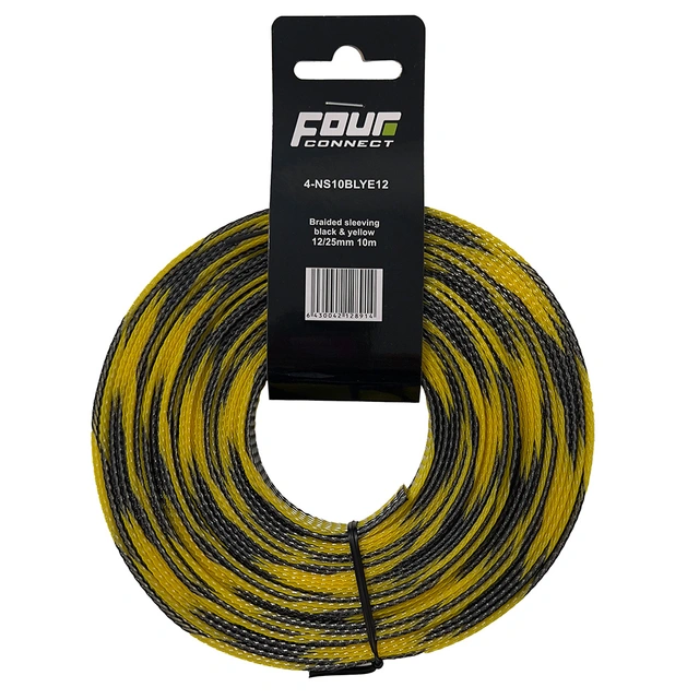 4 CONNECT Nylonstrømpe Gul/sort, 10 meter, 16-50mm² 