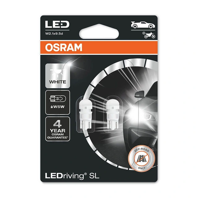 Osram LEDriving SL W5W LED pære W5W, Pris per par, Ikke E-merket 