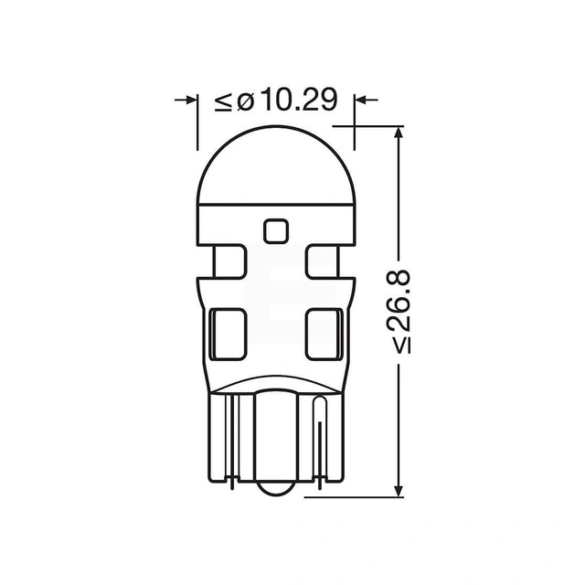 Osram LEDriving SL W5W LED pære W5W, Pris per par, Ikke E-merket 