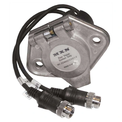 Kontakt for CURL hengerkabel, 2 kamera Han-kontakt - for mont på henger