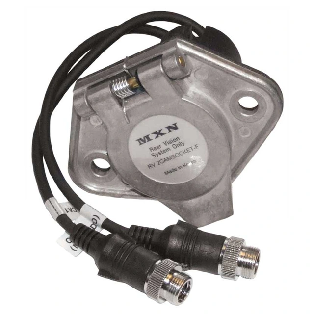 Kontakt for CURL hengerkabel, 2 kamera Han-kontakt - for mont på henger 