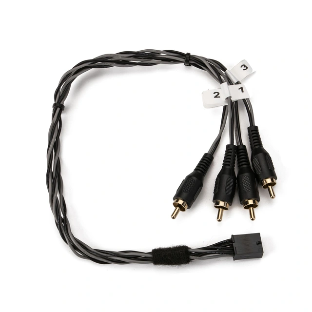 Mosconi MOS-EXT4RCA-MALE Molex Micro-Fit til 4-kanals RCA 