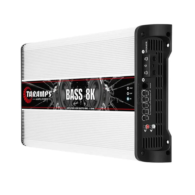 Taramps BASS8K monoforsterker 8000W RMS, 1 Ohm, SPL 
