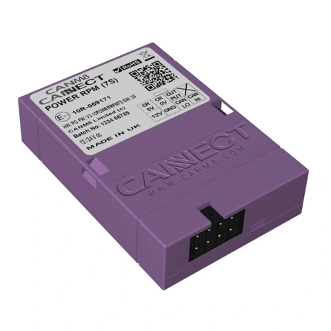 CANM8 Cannect Power RPM (7S) CAN-adapter 12V tenning, 7 sekunder etter start