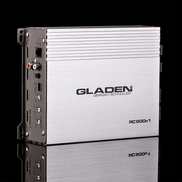 Gladen RC 600c1 monoforsterker Monoforsterker, 560W RMS i 2 Ohm 