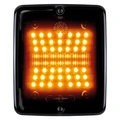 Strands Dark Knight Square IZE Led LED blinklys, mørk tonet linse
