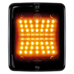 Strands Dark Knight Square IZE Led LED blinklys, mørk tonet linse