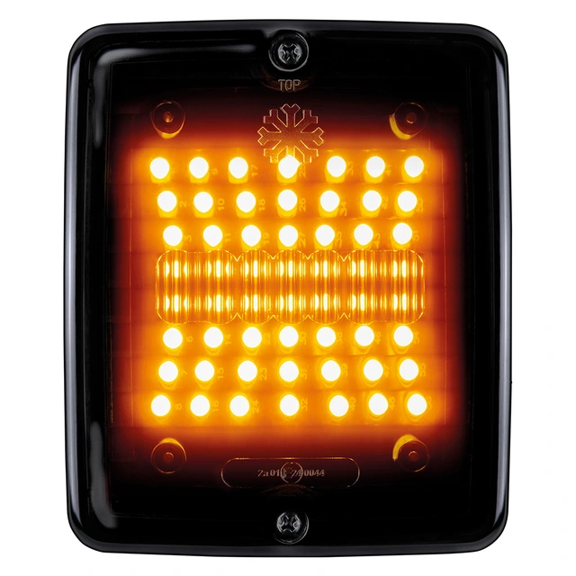 Strands Dark Knight Square IZE Led LED blinklys, mørk tonet linse 