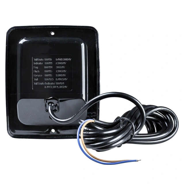 Strands Dark Knight Square IZE Led LED brems/baklys, mørk tonet linse 