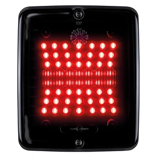 Strands Dark Knight Square IZE Led LED brems/baklys, mørk tonet linse