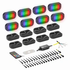 Heise HE-CHASE-K8 Rocklight LED-kit Rocklight LED-kit, RGB, 8 stk