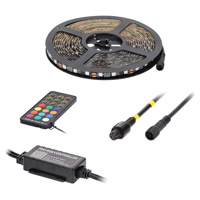 Heise HE-CHASE-5M LED-stripe LED, 5 meter, RGB 