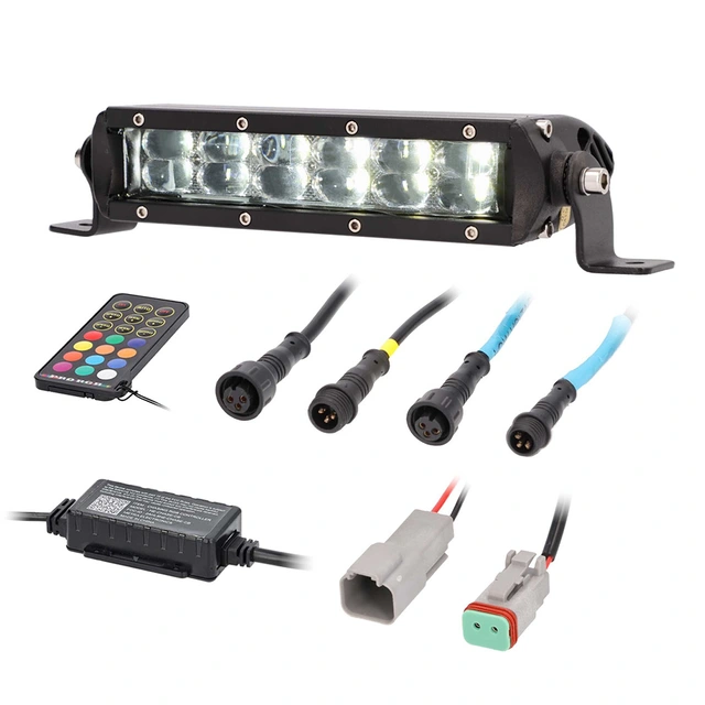 Heise HE-CHASE-B8 ledbar LED, 8", 2145 lumen, RGB 