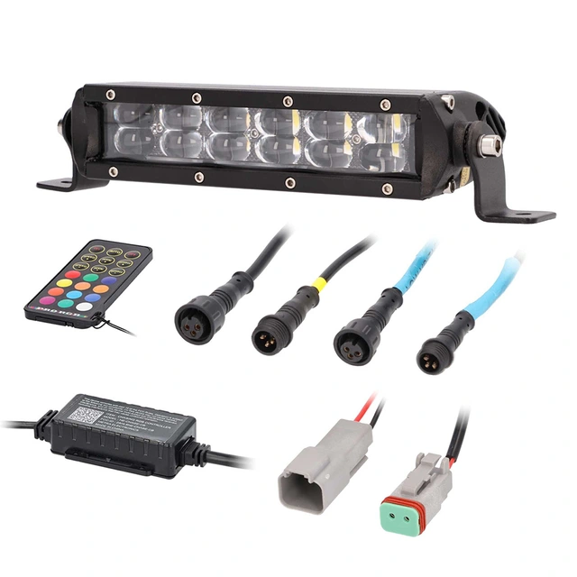 Heise HE-CHASE-B8 ledbar LED, 8", 2145 lumen, RGB 