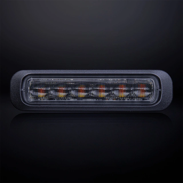 Strands Dark Knight Varsellys 6 LED 6 LED, ECE R65, Mørkt glass 