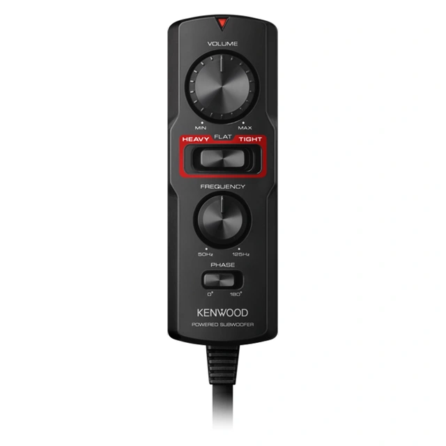 Kenwood aktiv subwoofer 5x8" 5x8" i kasse, 160W Maks, Active EQ 