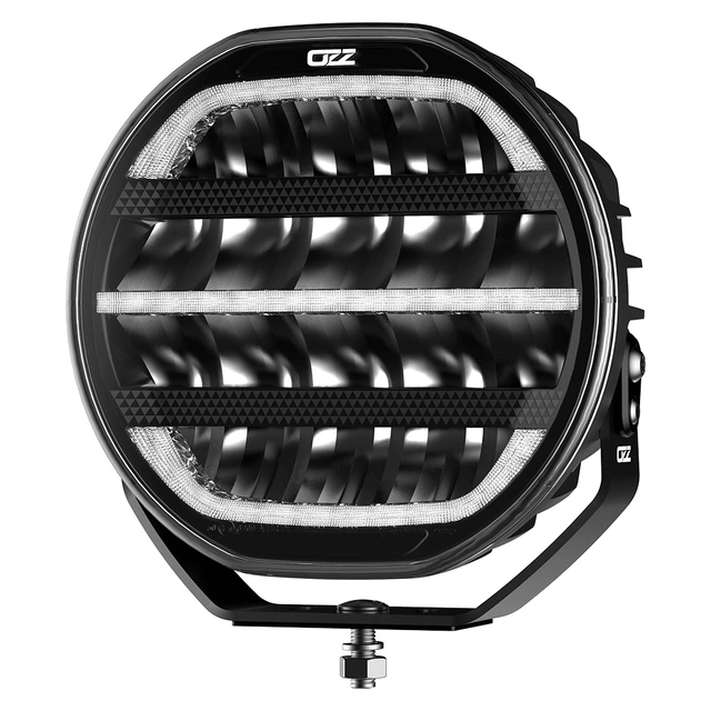 OZZ XR2 P9" LED fjernlys, Sort 9", 10600 Lumen, per stykk 