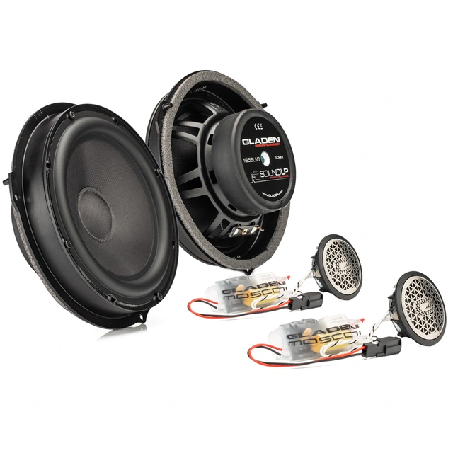 GLADEN ONE Transit Appearance 6,5" Komponentsett, 100W RMS, 3 Ohm 