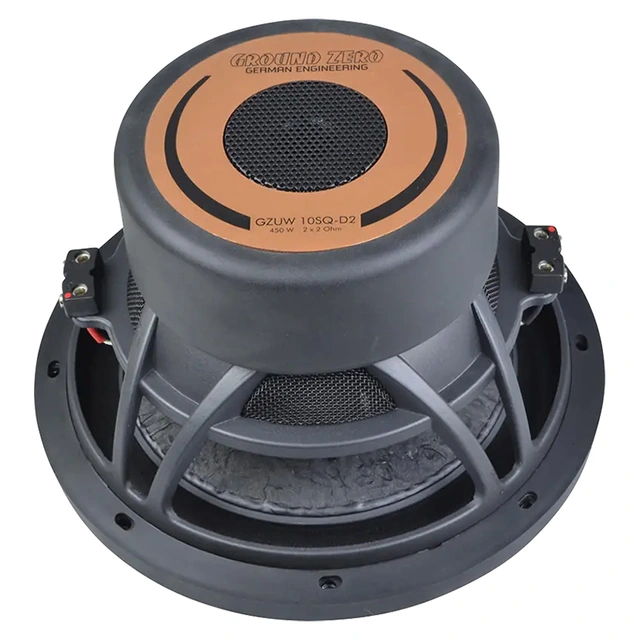 Ground Zero GZUW 10SQ-D2 subwoofer 10", 450W RMS, 2x2 Ohm 