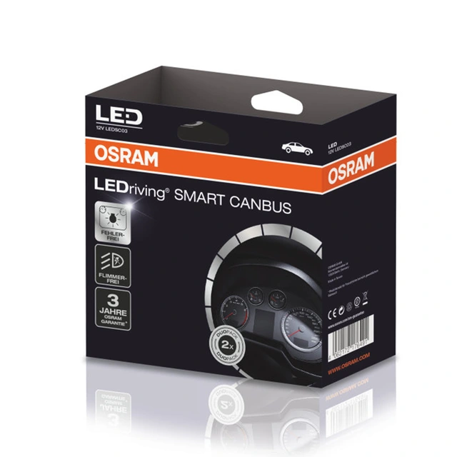 Osram LEDriving Smart Canbus LEDSC03-1 Canbusadapter, 12W, 2stk 