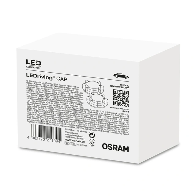 Osram LEDriving CAP03 Beskyttelseslokk, 87mm, 2stk 