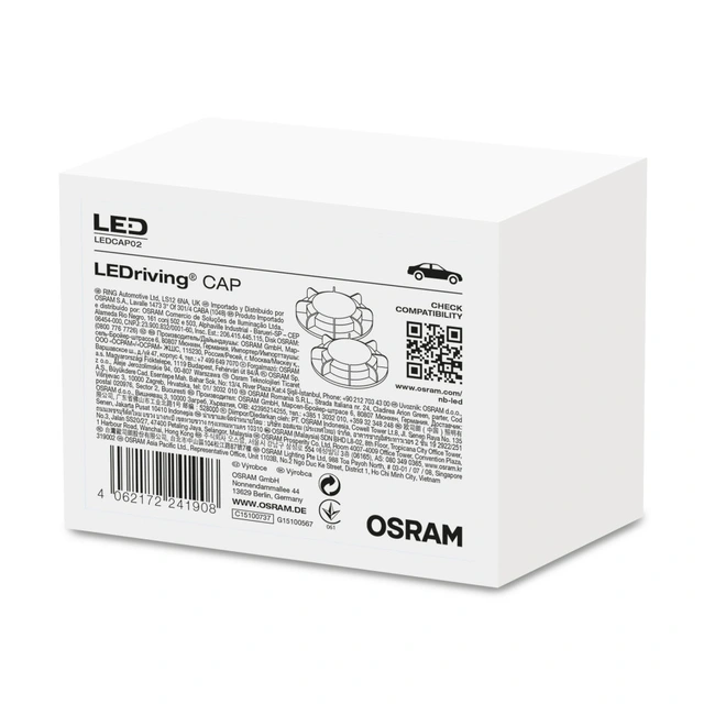 Osram LEDriving CAP02 Beskyttelseslokk, 85mm, 2stk 