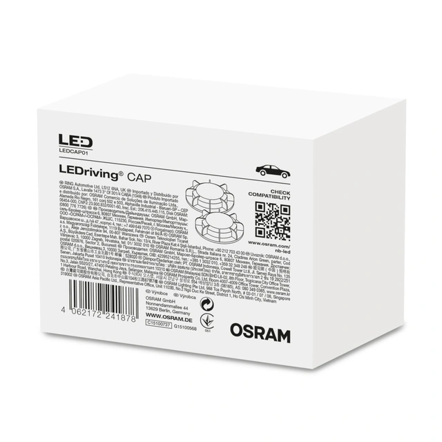 Osram LEDriving CAP01 Beskyttelseslokk, 92mm, 2stk 