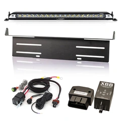 Lazer Linear 18 Elite+ lyspakke med XBB Linear18 Elite+, skiltbrakett, XBB