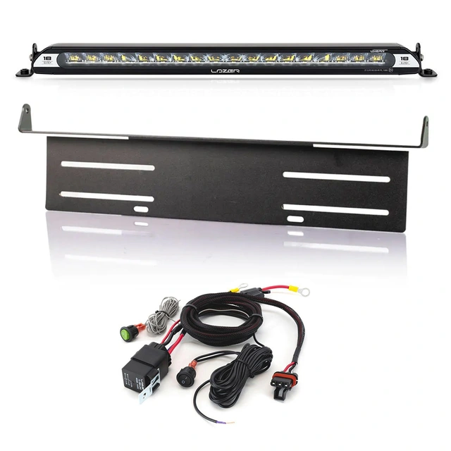 Lazer Linear 18 Elite+ lyspakke Linear18 Elite+, skiltbrakett, kabelsett 
