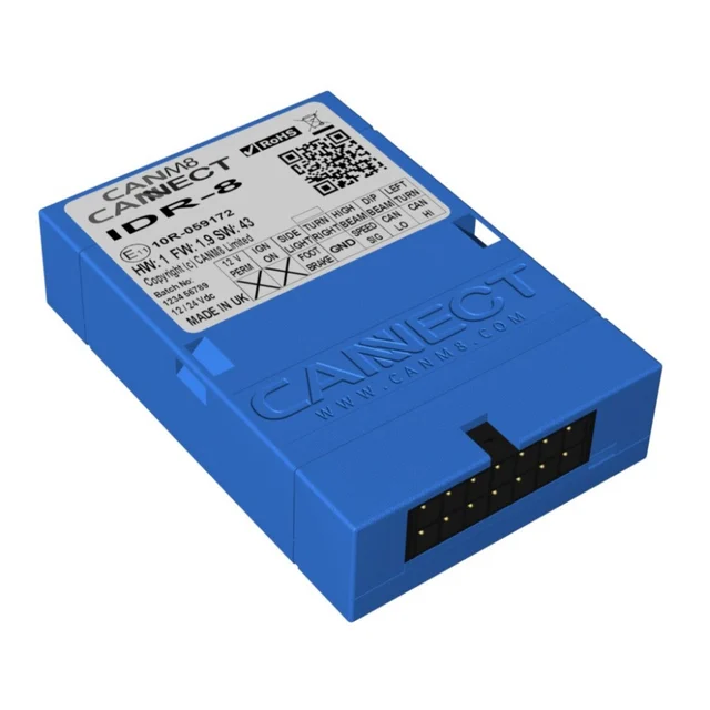 CANM8 Cannect IDR8 CAN-adapter Signaler egnet for datalogger 