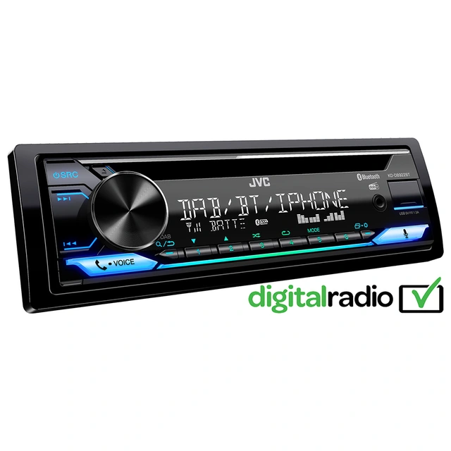 JVC KD-DB922BT DAB+,Bluetooth, USB, Aux, CD 
