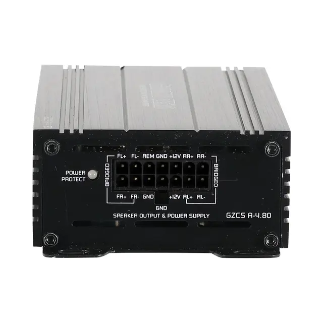Ground Zero GZCS A-4.80 4-kanals 4x80W RMS i 2 Ohm. Klasse D 