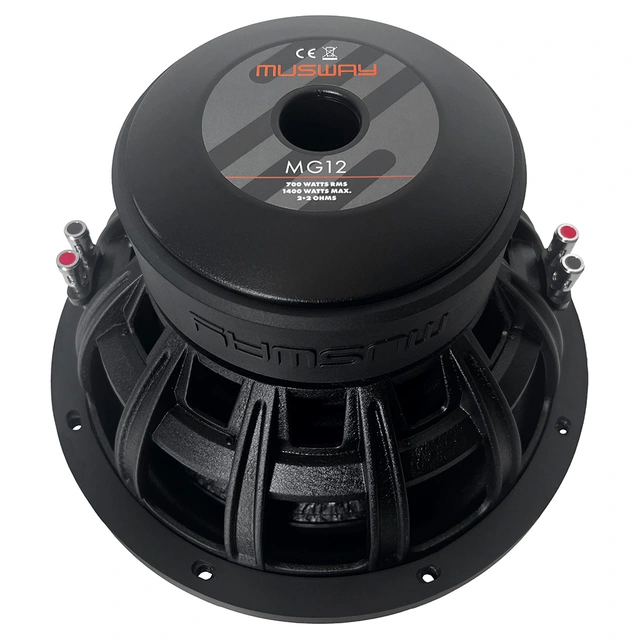 MUSWAY MG12 12" subwoofer 700W RMS, 1400W Maks, 2x2 Ohm 