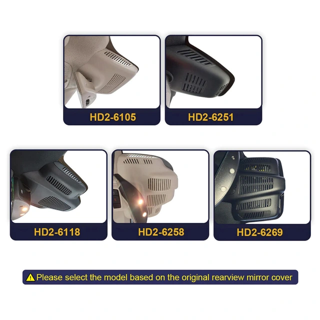 FITCAMX Integrert Plug & Play 4K Dashcam MB CLS/E-klasse (2017 -->) "6118" Sort 